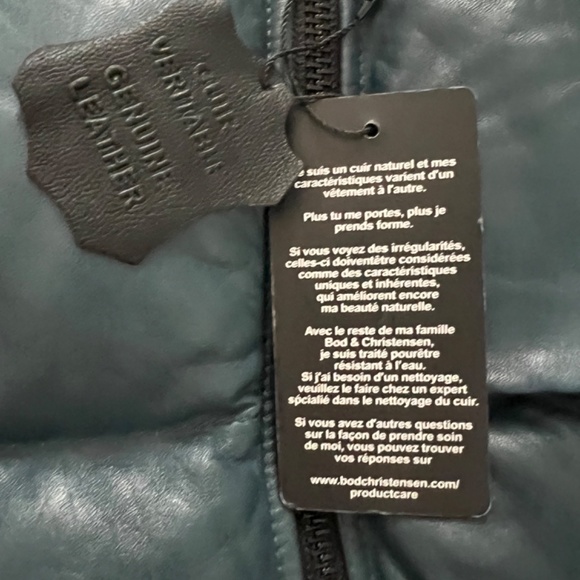 Bod & Christensen leather puffer jacket - Picture 4 of 4